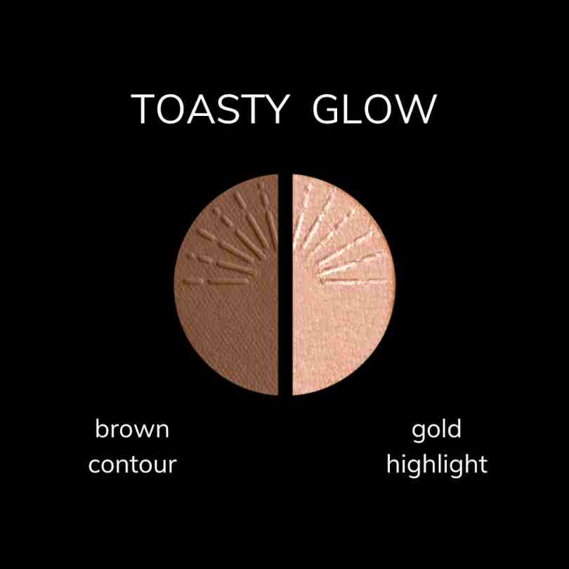 Toasty Glow colour palette | MyEasyGlow