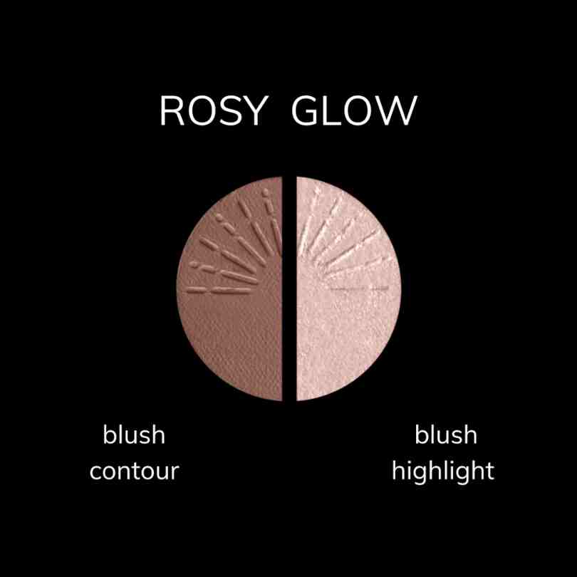 Rosy Glow colour  palette | MyEasyGlow